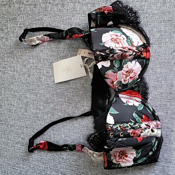 Victoria's Secret Other - ATELIER x Victoria's Secret Silk Very Sexy 36D Floral Lace Balconette Bra New